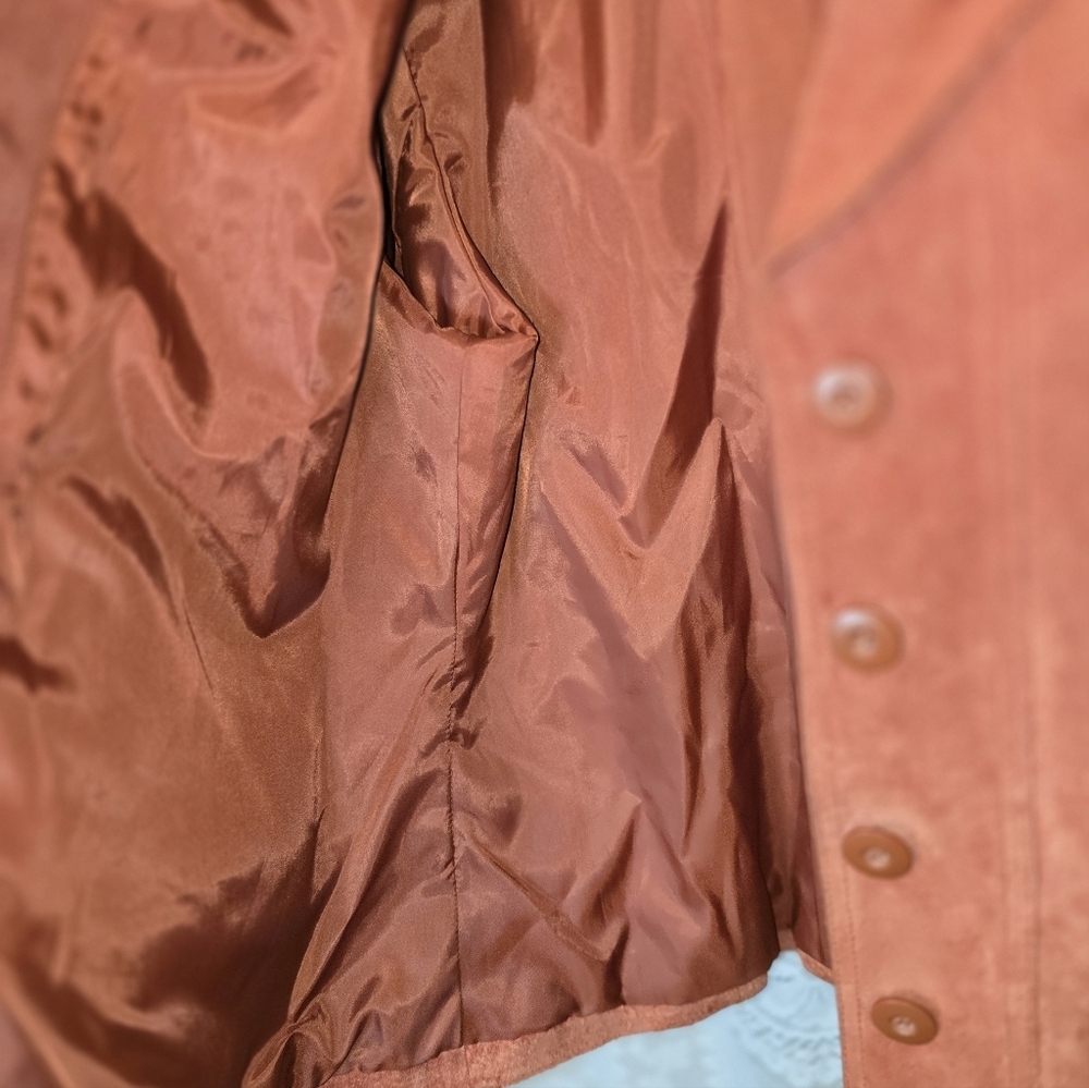 Wilsons Leather Women's Jacket in Warm Rust, XL - Picture 7 of 8